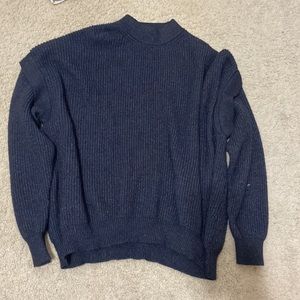 Grey high neck sweater